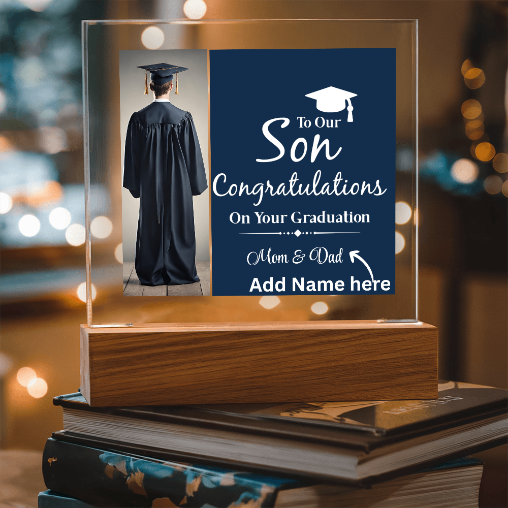 Personalize Printed Acrylic Plaque w/name. Graduate Senior Gift, Graduation Gift for Him, Graduation Gift of 2025, Graduate Gift