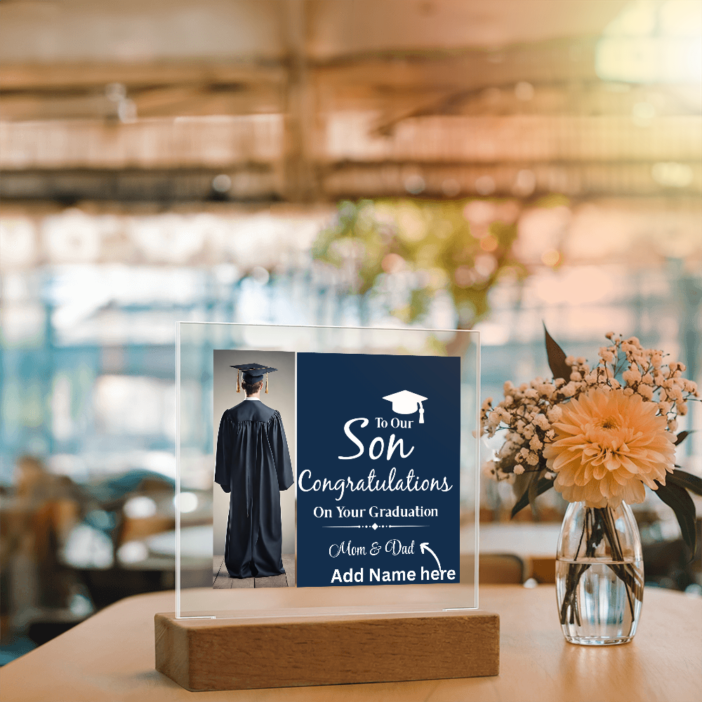 Personalize Printed Acrylic Plaque w/name. Graduate Senior Gift, Graduation Gift for Him, Graduation Gift of 2025, Graduate Gift