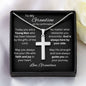 Grandson Confirmation Necklace, Confirmation Gift for him, Gift from Grandparents, Confirmation Necklace, Holy Confirmation Gift, Gift for Him, Baptism Gift, First Communion, Faith, Christening, Confirmation, Cross Necklace
