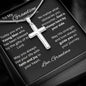 Grandson Confirmation Necklace, Confirmation Gift for him, Gift from Grandparents, Confirmation Necklace, Holy Confirmation Gift, Gift for Him, Baptism Gift, First Communion, Faith, Christening, Confirmation, Cross Necklace