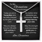 Grandson Confirmation Necklace, Confirmation Gift for him, Gift from Grandparents, Confirmation Necklace, Holy Confirmation Gift, Gift for Him, Baptism Gift, First Communion, Faith, Christening, Confirmation, Cross Necklace