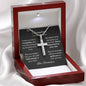 Grandson Confirmation Necklace, Confirmation Gift for him, Gift from Grandparents, Confirmation Necklace, Holy Confirmation Gift, Gift for Him, Baptism Gift, First Communion, Faith, Christening, Confirmation, Cross Necklace