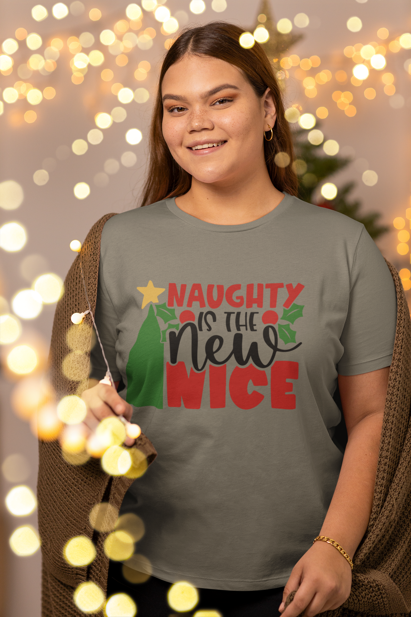Naughty Is The New Nice Shirt, Funny Christmas Shirt, Christmas Party Shirt, Sarcastic Christmas Shirt, Holiday Shirt, Naughty Nice Shirt