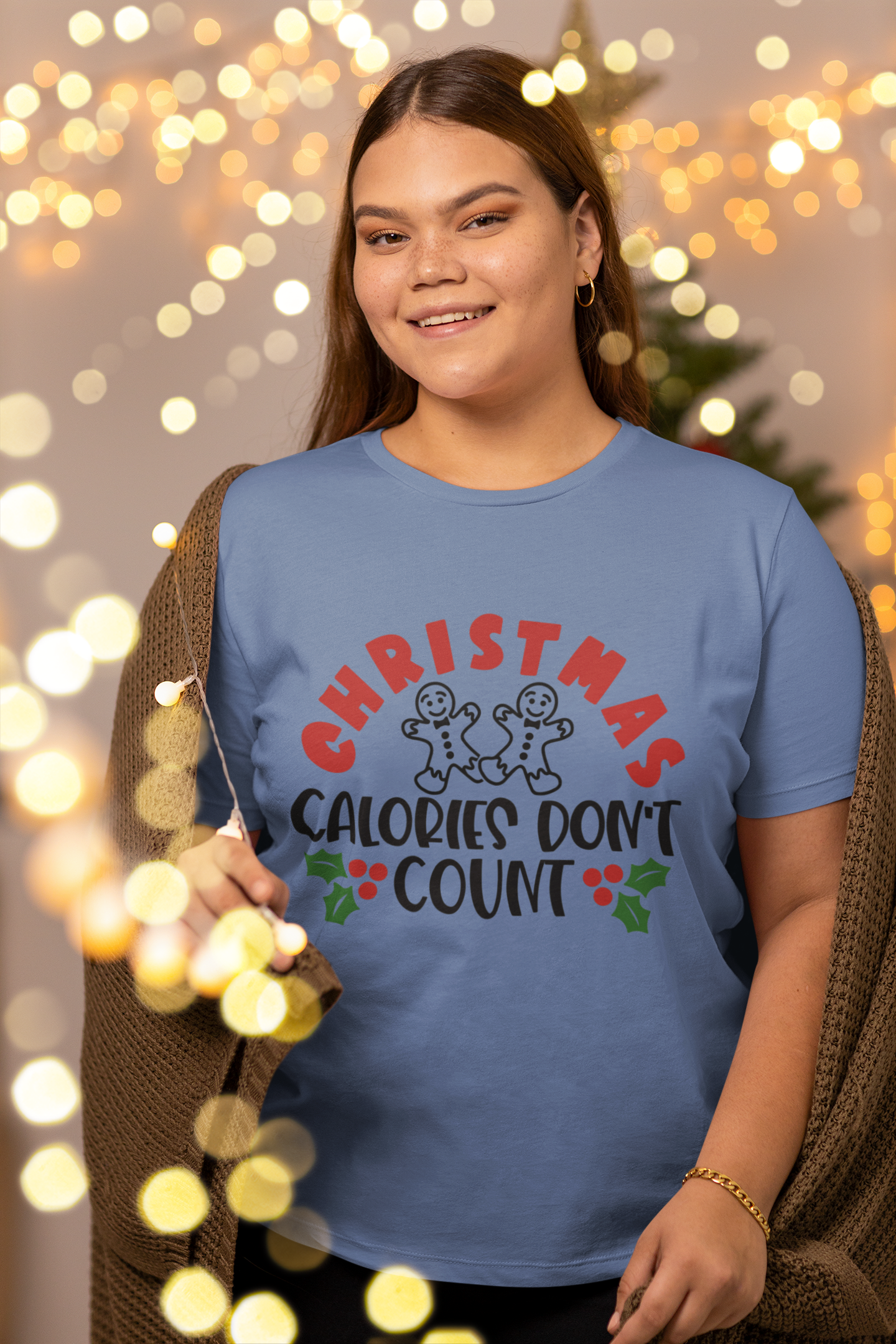 Christmas Calories Don't Count Unisex Garment-Dyed T-shirt