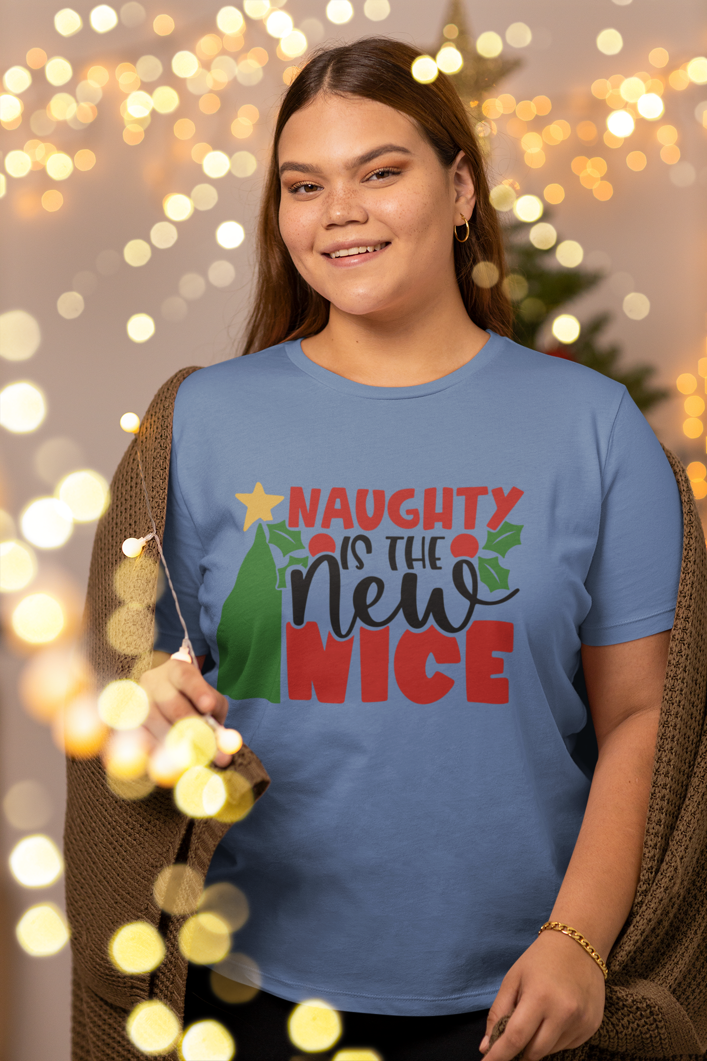 Naughty Is The New Nice Shirt, Funny Christmas Shirt, Christmas Party Shirt, Sarcastic Christmas Shirt, Holiday Shirt, Naughty Nice Shirt