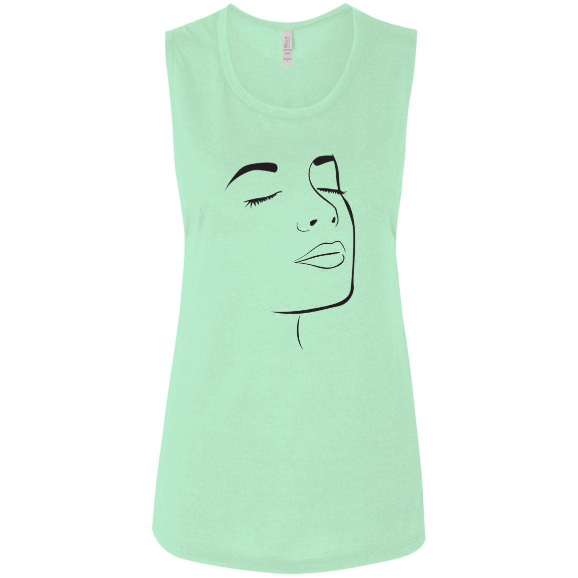 Lady Silhouette. Ladies' Flowy Muscle Tank