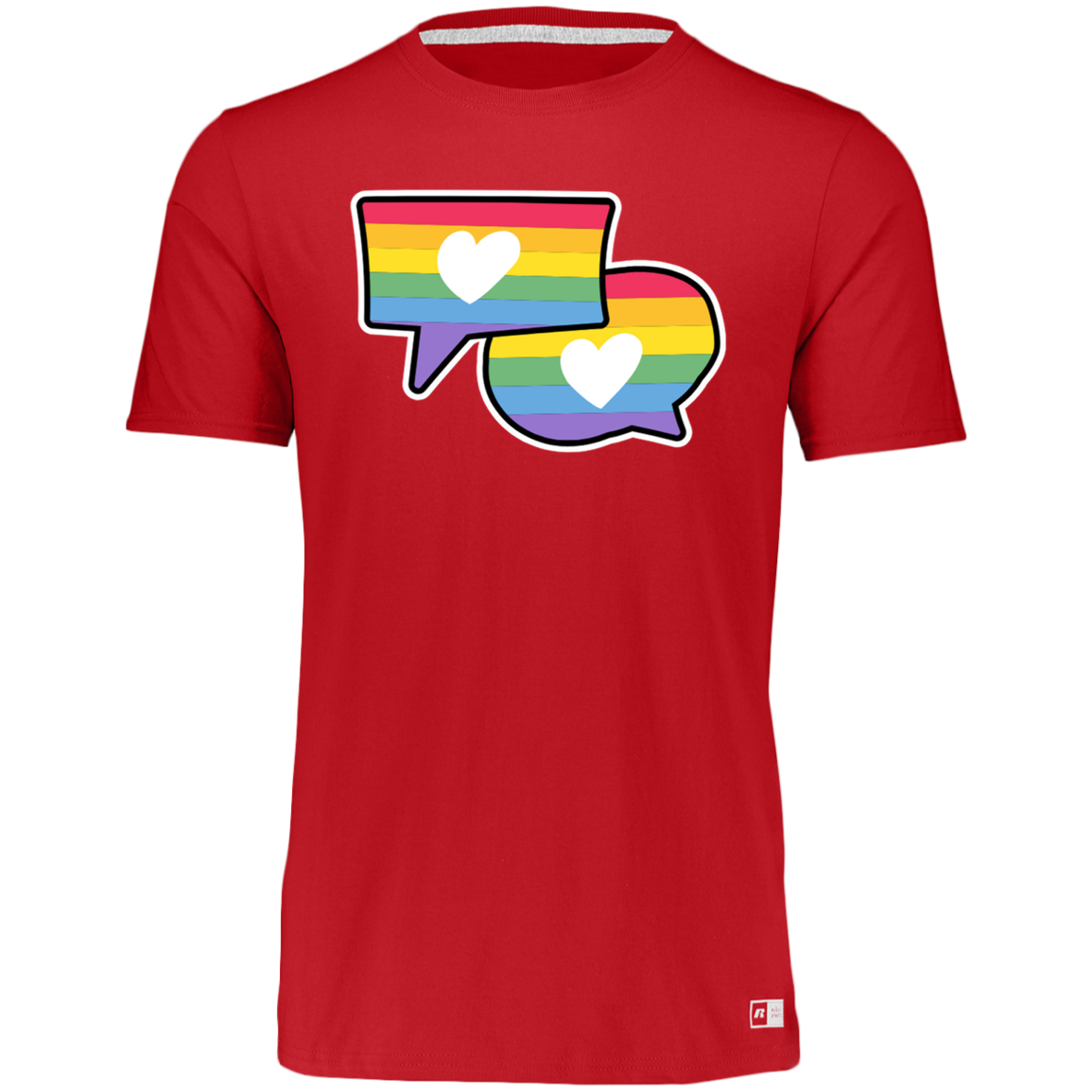 Women's Dri-Power Tee--Love is Love