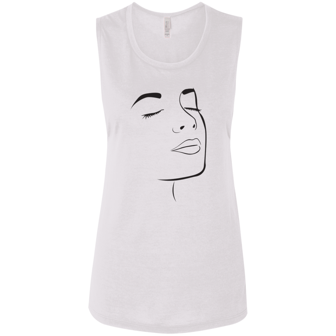 Lady Silhouette. Ladies' Flowy Muscle Tank