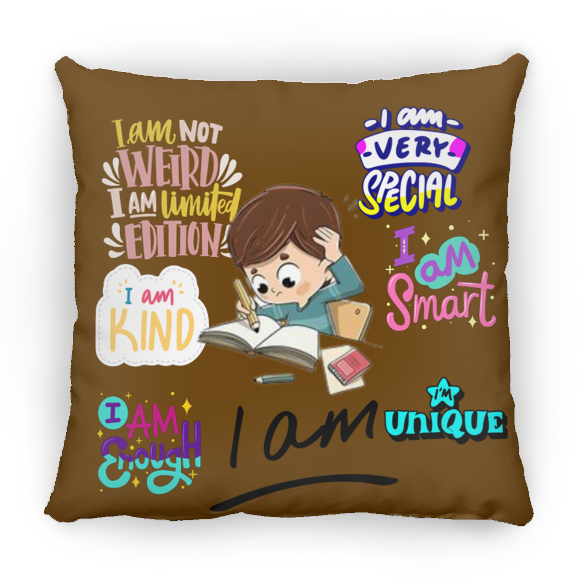 I Am Very Special Large Square Pillow