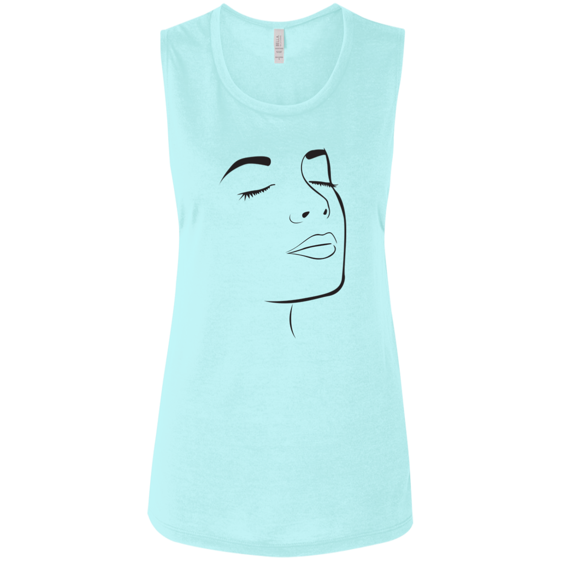 Lady Silhouette. Ladies' Flowy Muscle Tank