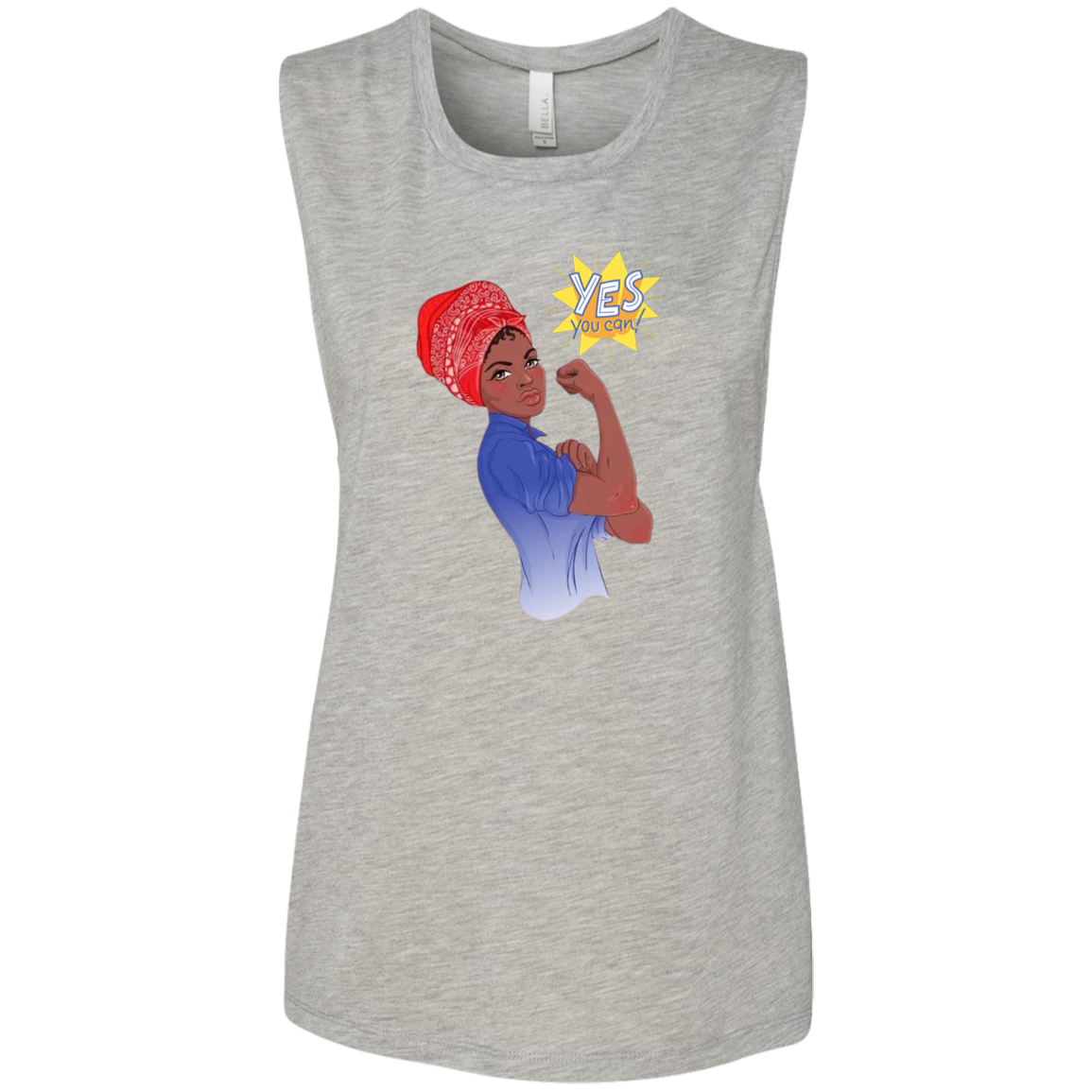 Yes, You Can Ladies' Flowy Muscle Tank