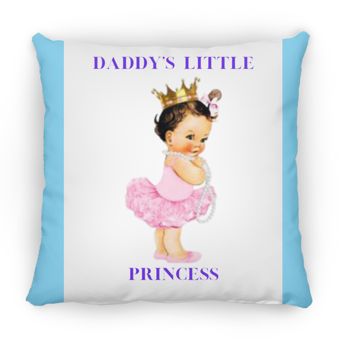 Daddy's Little Girl Large Square Pillow