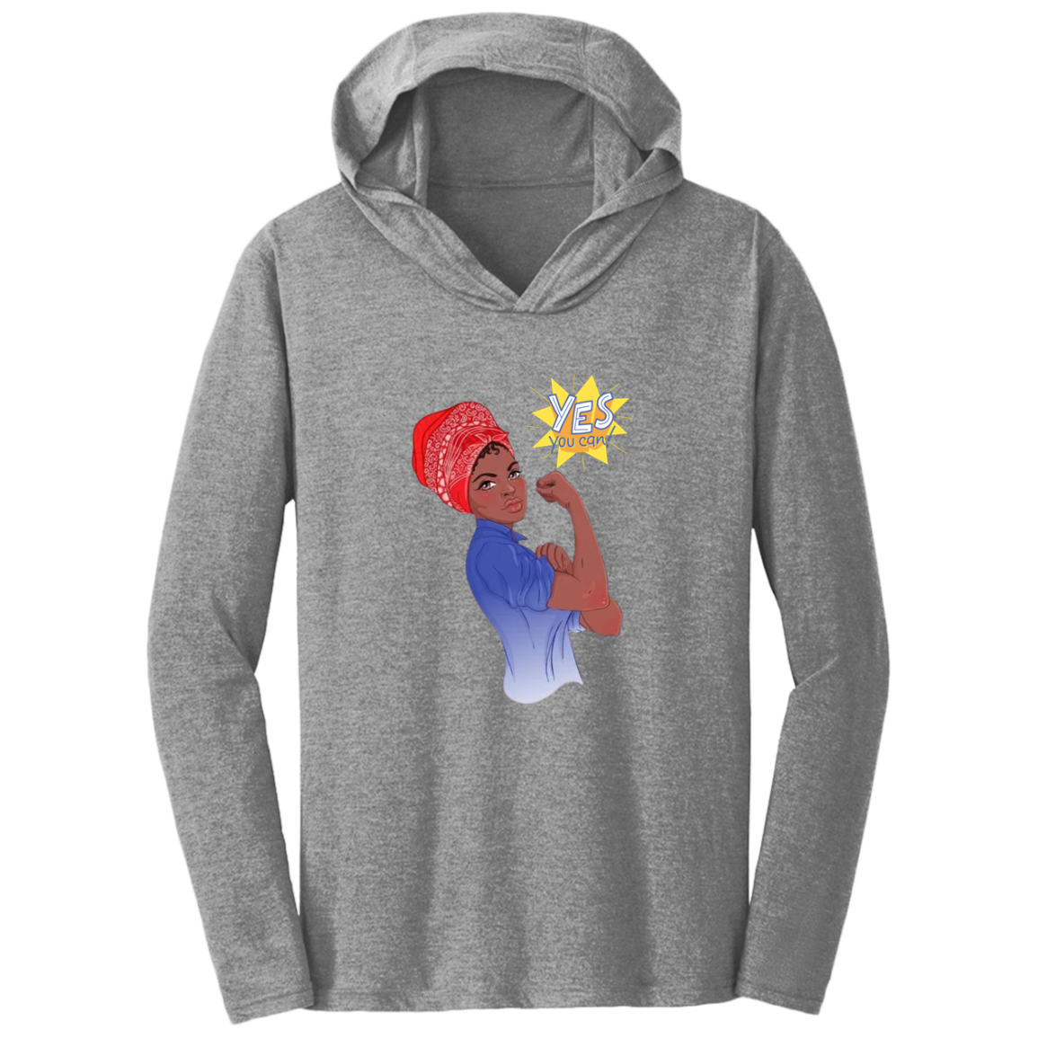 Yes You Can Women's Triblend T-Shirt Hoodie