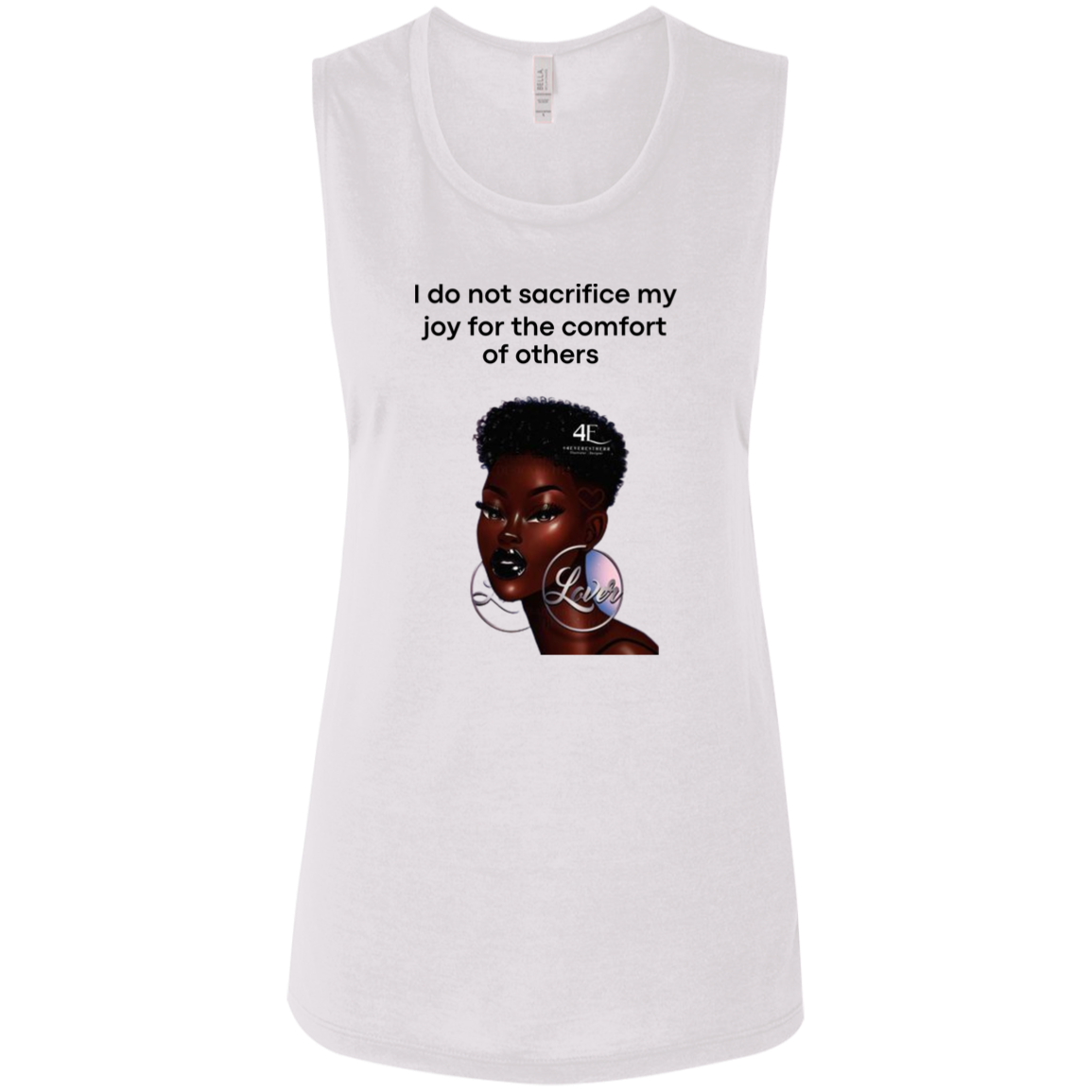 I Do Not Sacrifice My Joy Ladies' Flowy Muscle Tank