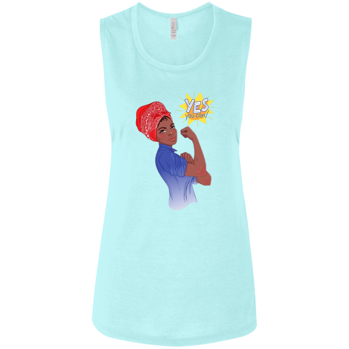Yes, You Can Ladies' Flowy Muscle Tank