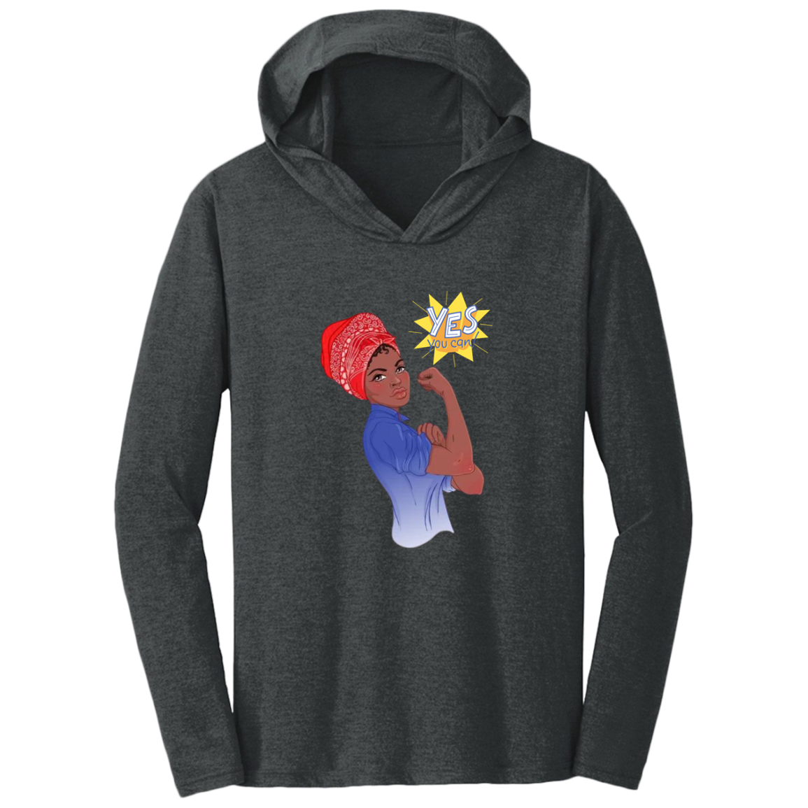 Yes You Can Women's Triblend T-Shirt Hoodie