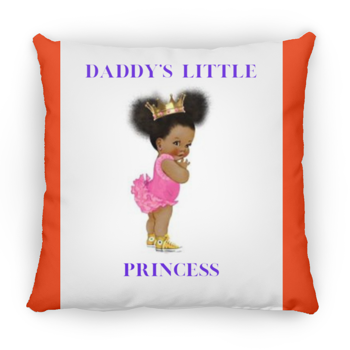 Daddy's Little Girl Large Square Pillow