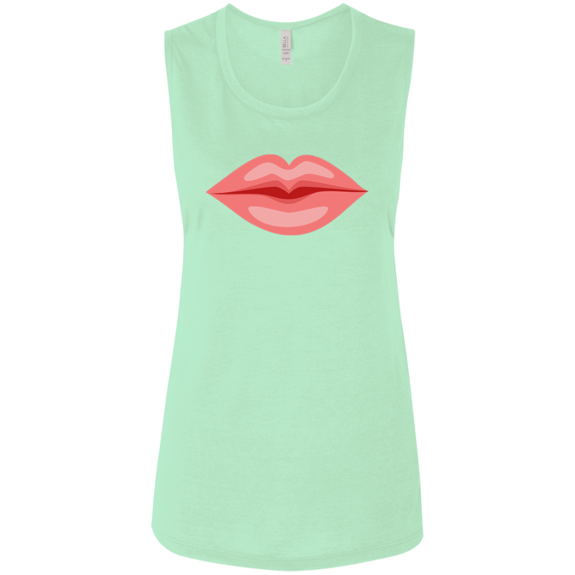 Luscious Lips Ladies' Flowy Muscle Tank