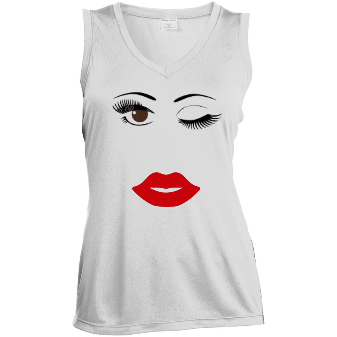 Lady Wink Ladies' Sleeveless V-Neck Performance Tee