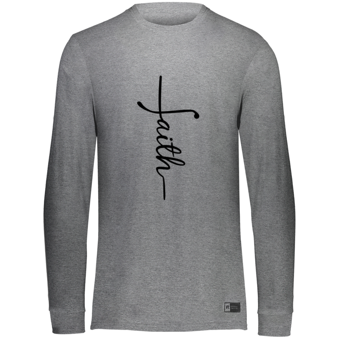 Faith Essential Dri-Power Long Sleeve Tee, Teacher Tee, Women's Shirt, Teacher Shirt, Unisex Fit