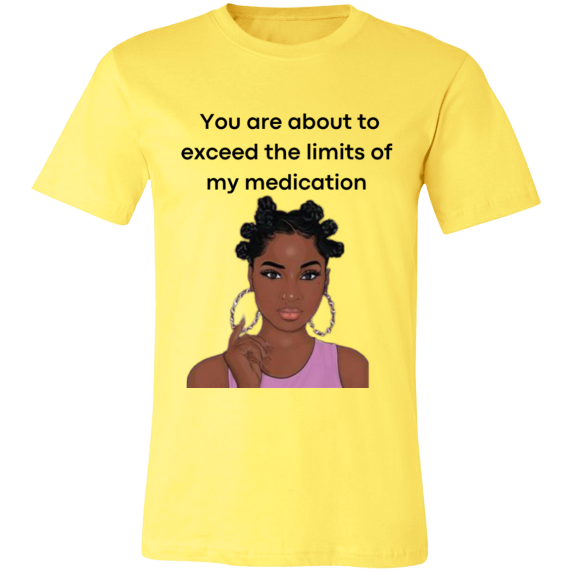 You Are About to Exceed the Limits of My Medication Ladies Jersey Short-Sleeve T-Shirt
