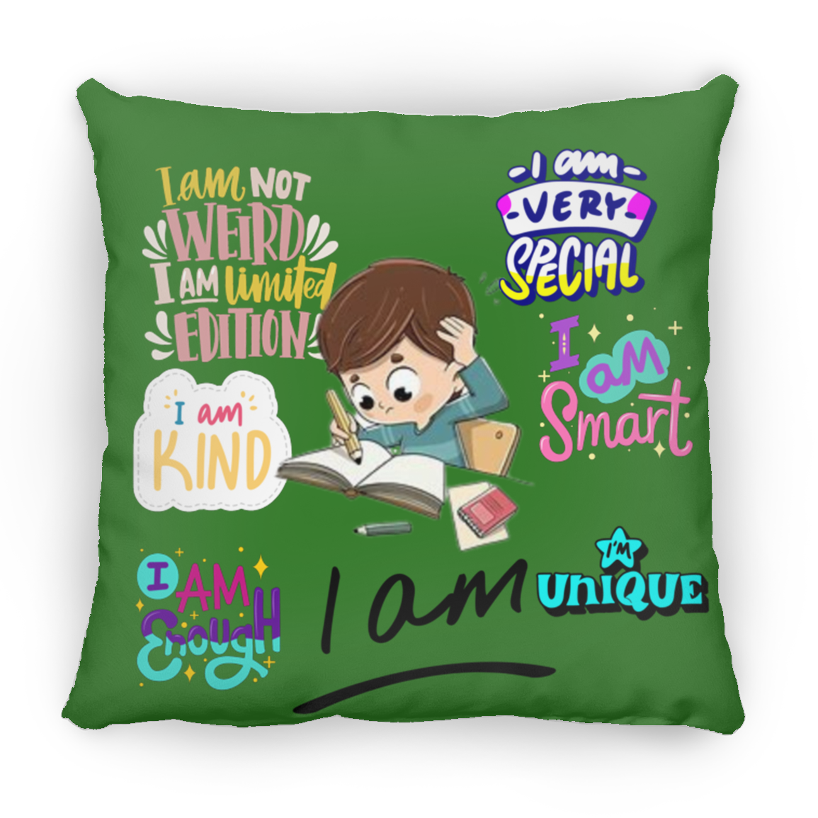 I Am Very Special Large Square Pillow