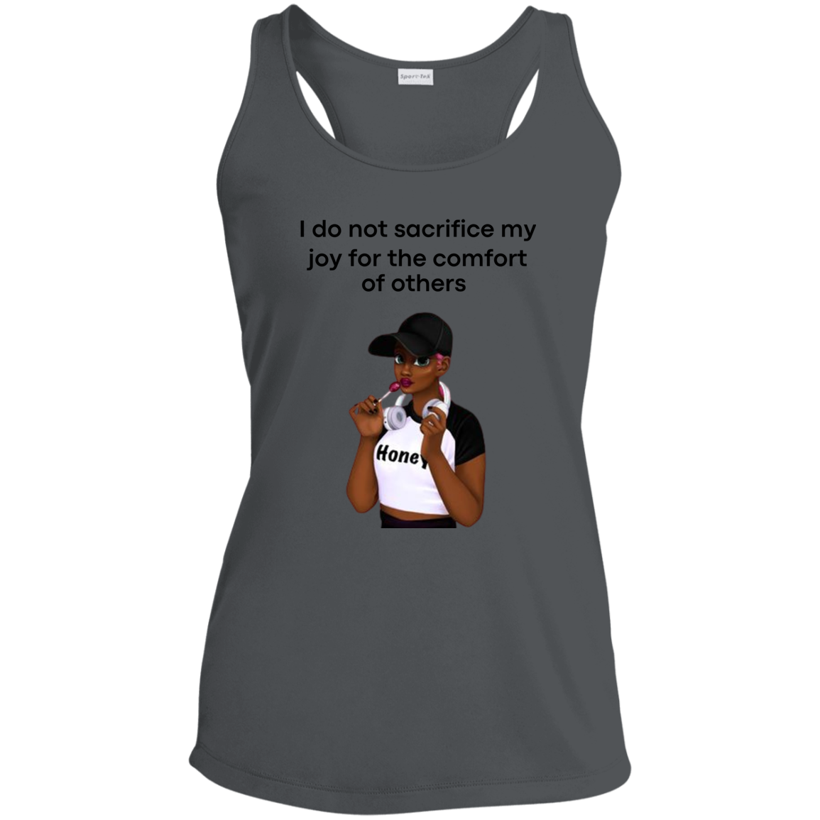 I Do Not Sacrifice My Joy Ladies' Performance Racerback Tank