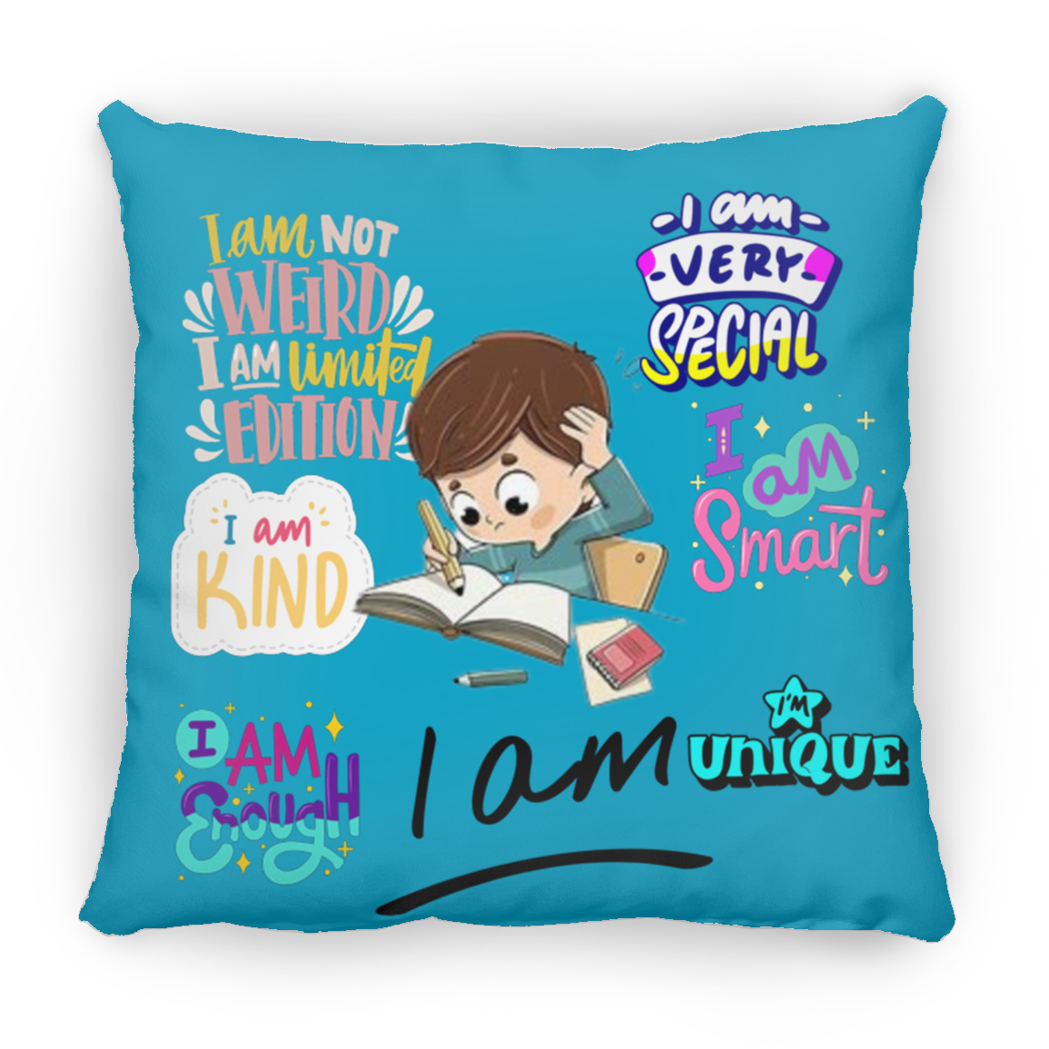 I Am Very Special Large Square Pillow