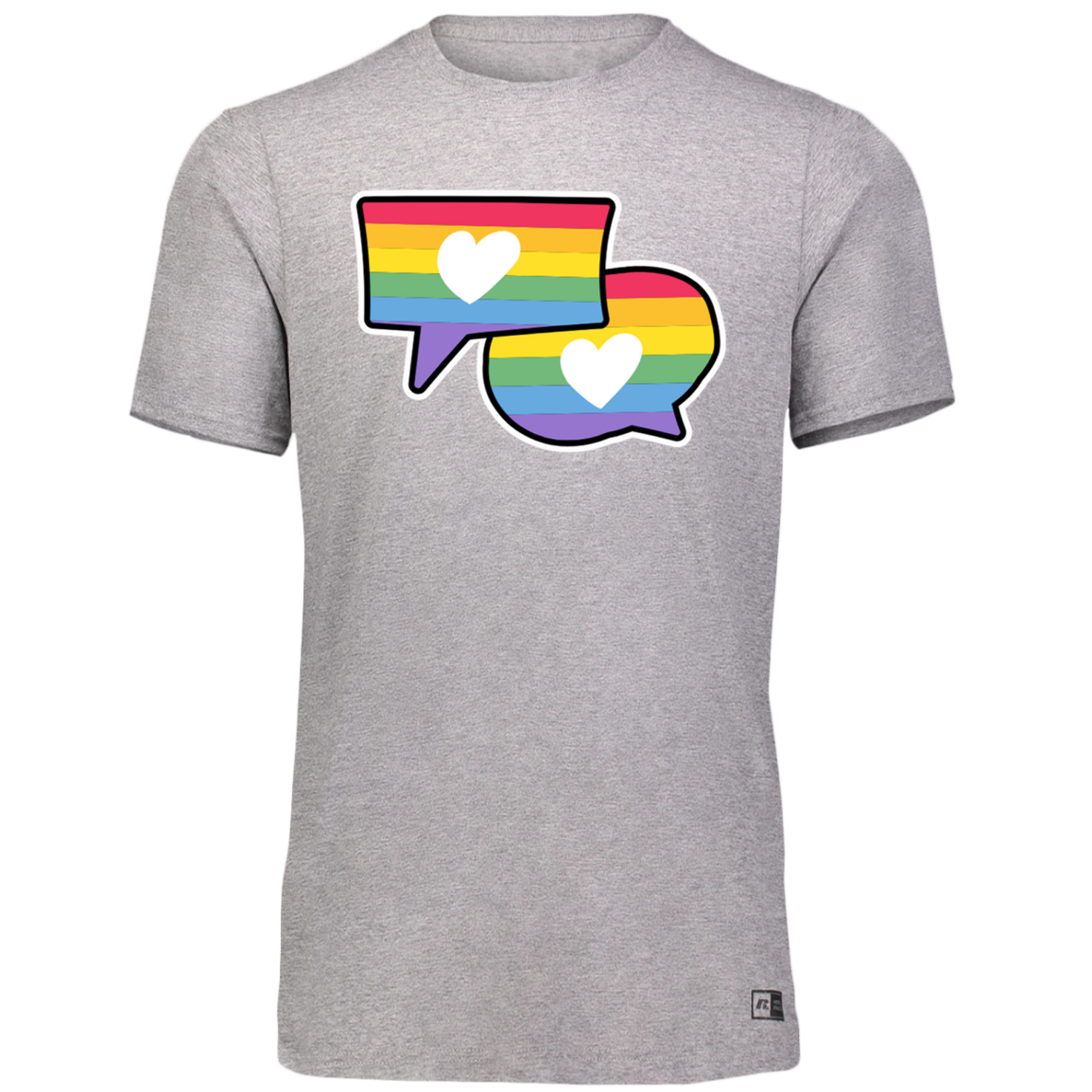 Women's Dri-Power Tee--Love is Love