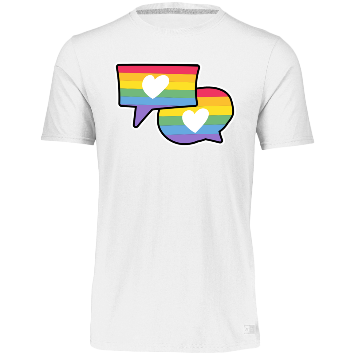 Women's Dri-Power Tee--Love is Love