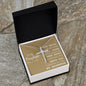To My Daughter CZ Cross necklace is the perfect present for baptisms, birthdays, and every celebration in between.