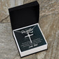 To My Daughter CZ Cross necklace, Cross Pendant, Holy Confirmation, Gift from Parents, Confirmation Necklace, Gift for Him, Gift for Her, Baptism Gift, First Communion, Faith, Christening, Confirmation, Cross Necklace