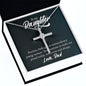 To My Daughter CZ Cross necklace, Cross Pendant, Holy Confirmation, Gift from Parents, Confirmation Necklace, Gift for Him, Gift for Her, Baptism Gift, First Communion, Faith, Christening, Confirmation, Cross Necklace