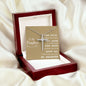 To My Daughter CZ Cross necklace is the perfect present for baptisms, birthdays, and every celebration in between.