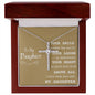 To My Daughter CZ Cross necklace is the perfect present for baptisms, birthdays, and every celebration in between.