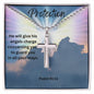 Protection Stainless Cross Necklace with Ball Chain, Cross Pendant, Holy Confirmation, Gift from Godparent, Gift from Parents, Confirmation Necklace, Baptism Gift, First Communion, Faith, Christening, Confirmation, Cross Necklace