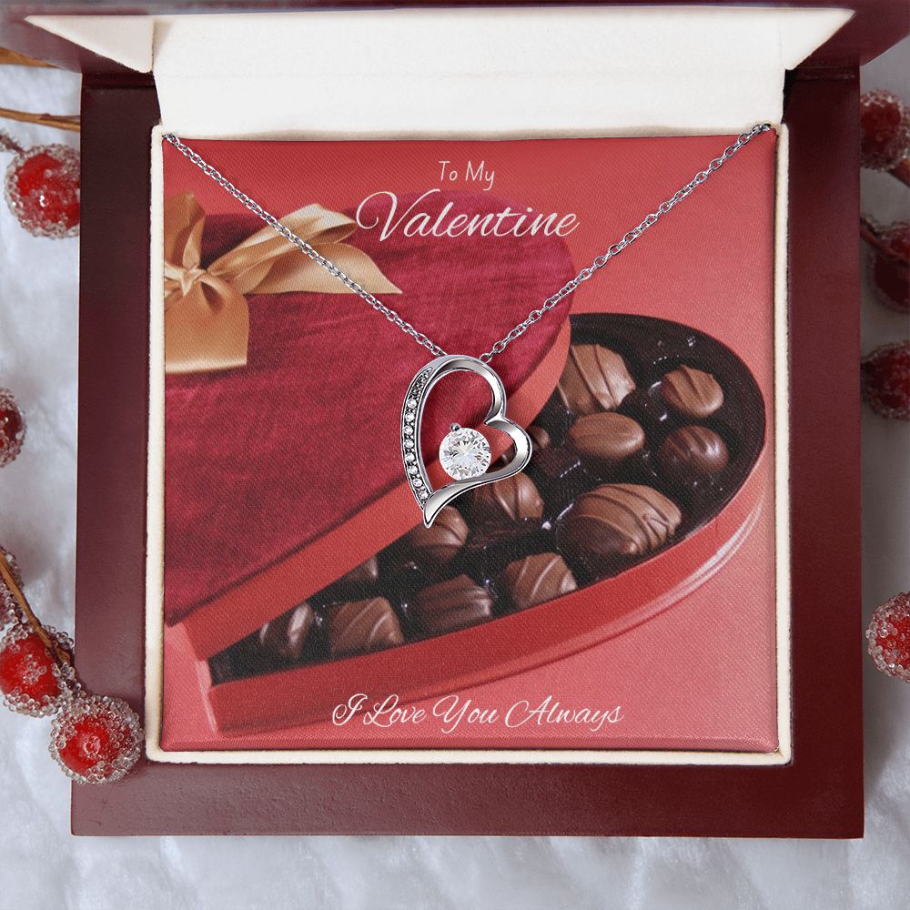 Forever Love Necklace -- To My Valentine, I Love You Always