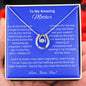 Forever Love Necklace Set From Son, Mom Gift From Son For Mother's Day, From Son To Mom Necklace, Mother Gift From Son, Mom Birthday Gift From Son, Mom And Son Gift, From Son to Mom, Just Because