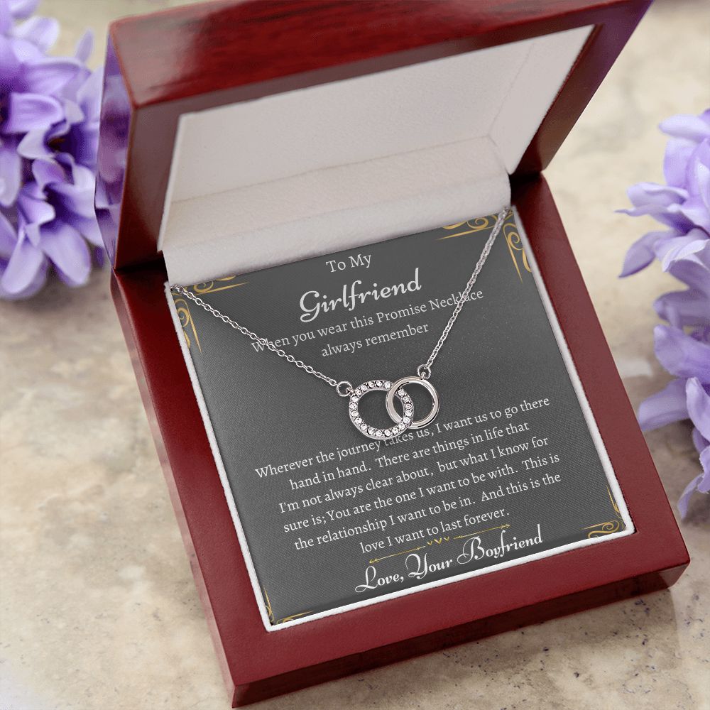 Perfect Pair Necklace is a beautiful representation of togetherness for that Special Someone. Great Valentine's Gift, Birthday Gift, Special Occasion.