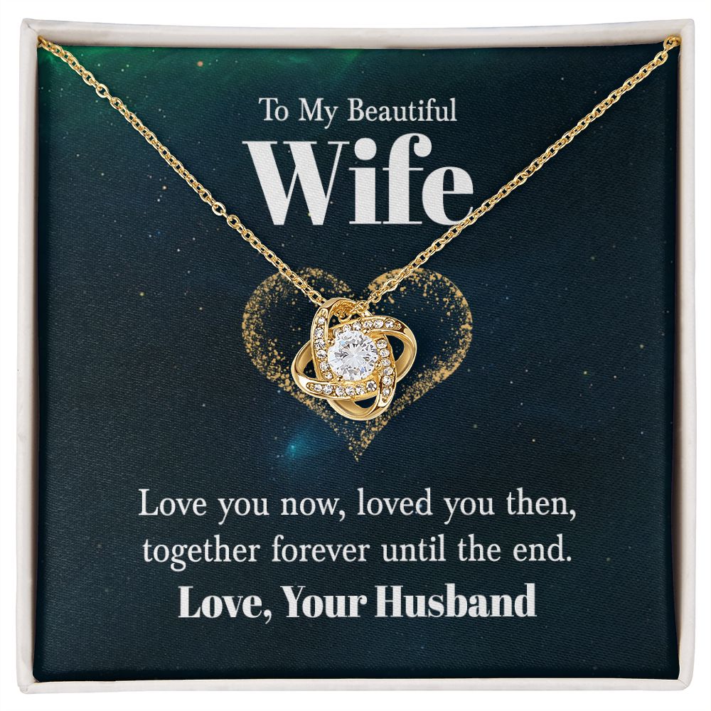 Love Knot Necklace. Wife Gift, Mother's Day Gift, Wife Necklace, Mother's Day Gift From Soulmate, Mother’s Day Gift From Spouse, Wife Birthday Gift, Soulmate Birthday Gift, Just Because Gift to Wife, Birthday Gift, Anniversary Gift