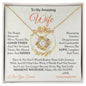 To My Amazing Wife - Love Knot Necklace
