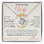 To My Amazing Wife - Love Knot Necklace