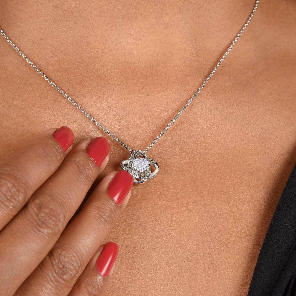 Love Knot Necklace. Wife Gift, Mother's Day Gift, Wife Necklace, Mother's Day Gift From Soulmate, Mother’s Day Gift From Spouse, Wife Birthday Gift, Soulmate Birthday Gift, Just Because Gift to Wife, Birthday Gift, Anniversary Gift