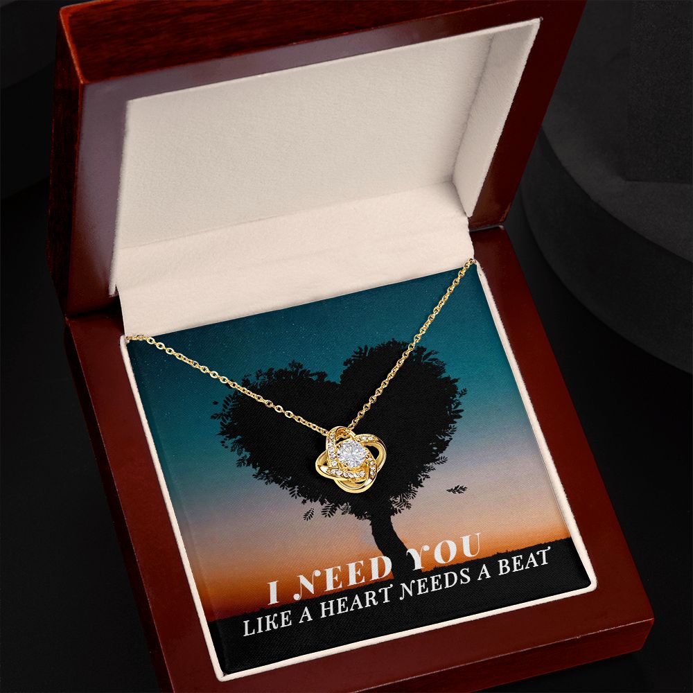 Love Knot Necklace. Mother's Day Gift, Just Because Gift, Birthday Gift, Anniversary Gift, Soulmate Gift