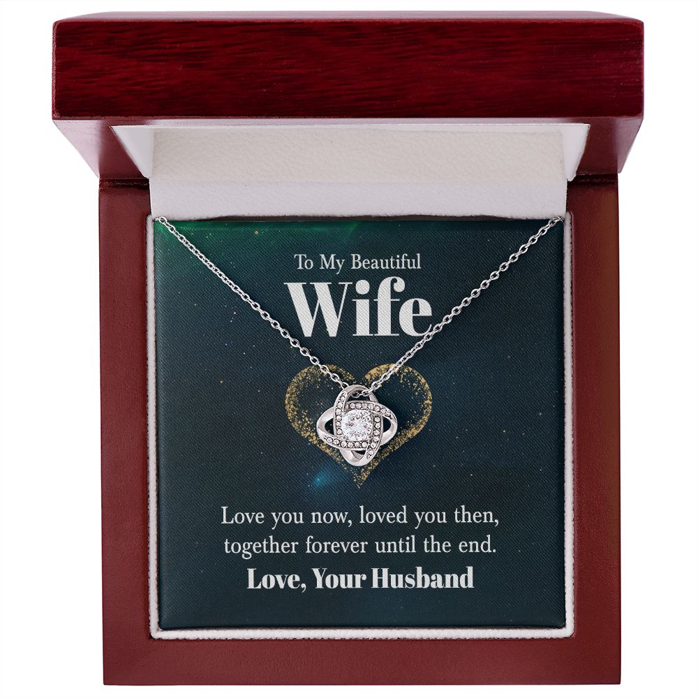 Love Knot Necklace. Wife Gift, Mother's Day Gift, Wife Necklace, Mother's Day Gift From Soulmate, Mother’s Day Gift From Spouse, Wife Birthday Gift, Soulmate Birthday Gift, Just Because Gift to Wife, Birthday Gift, Anniversary Gift
