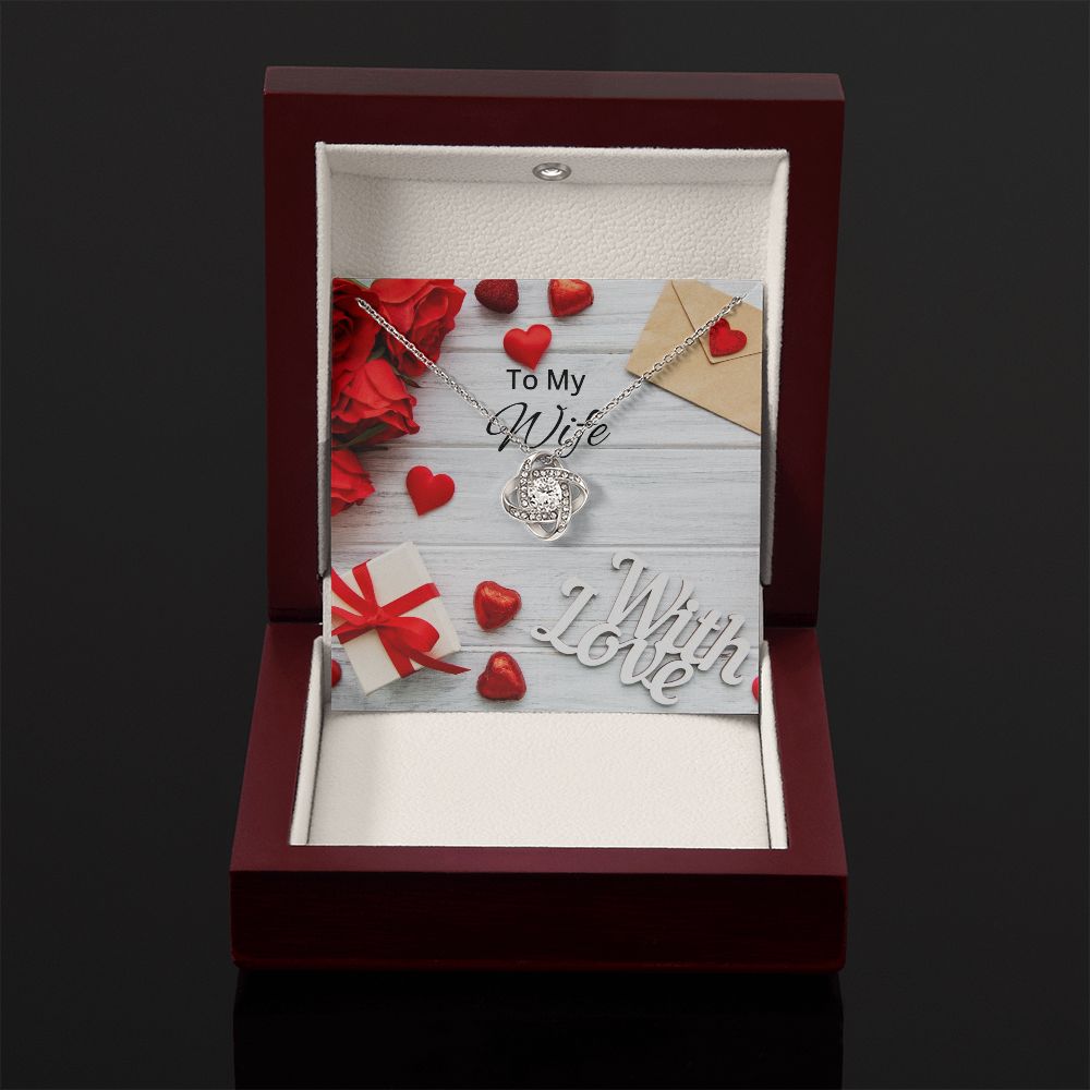 Love Knot Necklace. Wife Gift, Mother's Day Gift, Wife Necklace, Mother's Day Gift From Soulmate, Mother’s Day Gift From Spouse, Wife Birthday Gift, Soulmate Birthday Gift, Just Because Gift to Wife, Birthday Gift, Anniversary Gift