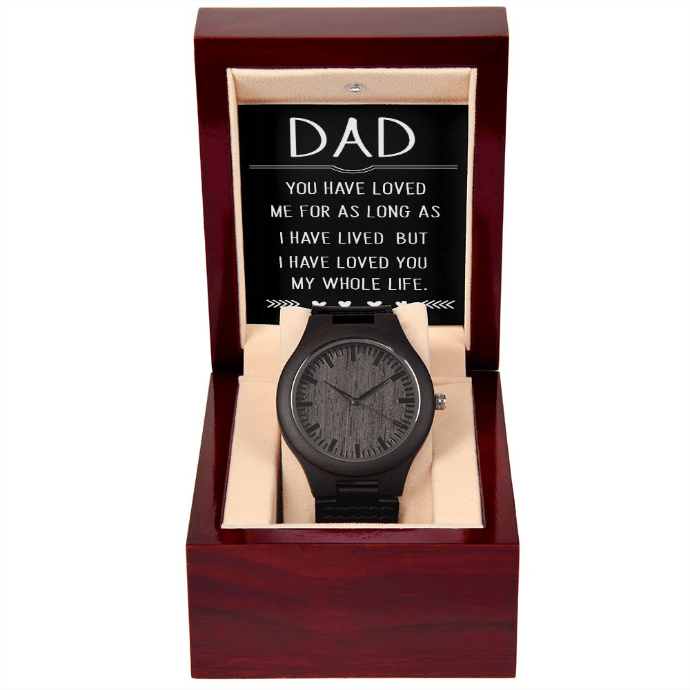 To Dad - Wooden Watch