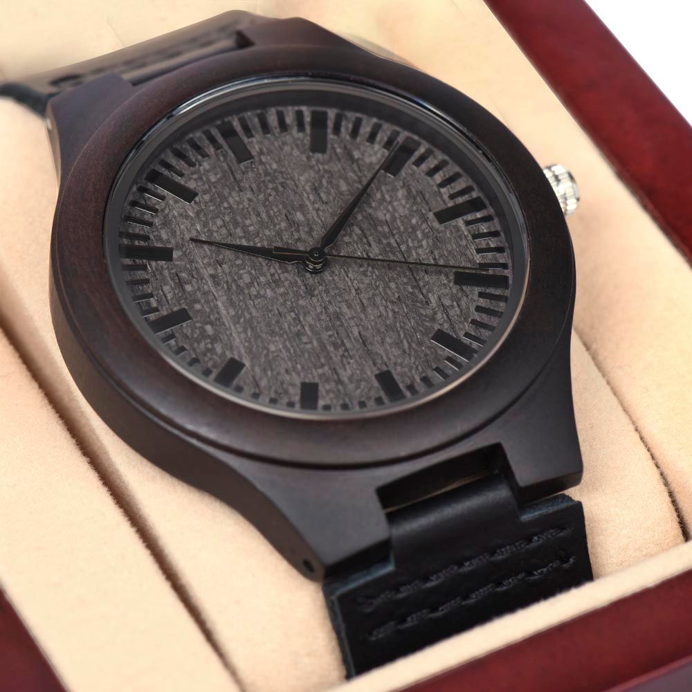 To Dad - Wooden Watch