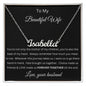 Personalized Name Necklace is the perfect gift for your wife. Great Valentine's Day Gift, Special Occasion, or Just Because