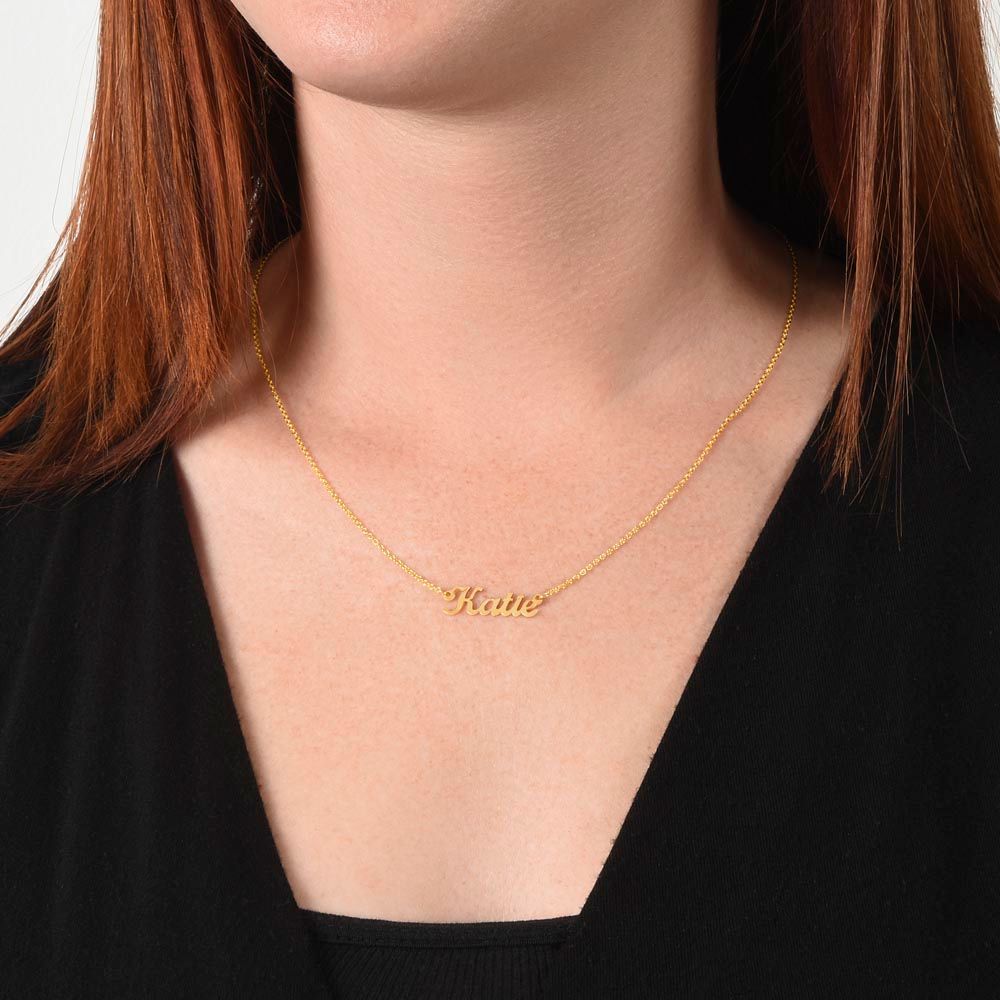 Personalized Name Necklace is the perfect gift for your sister. Great Valentine's Day Gift, Special Occasion, or Just Because
